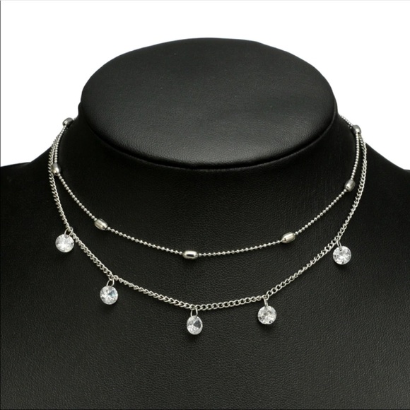 • Savanna • Boho Crystal Layer Choker - Picture 4 of 5